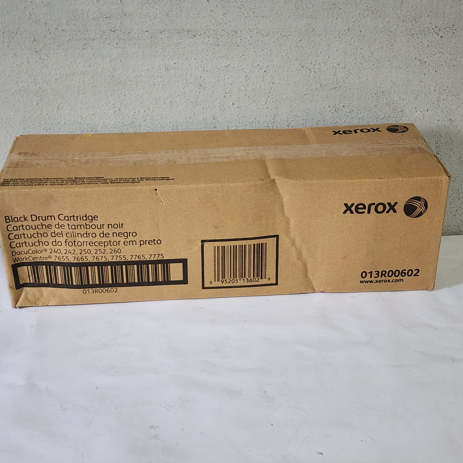 Xerox 013R00602 Black Drum Cartridge Genuine New Sealed Box