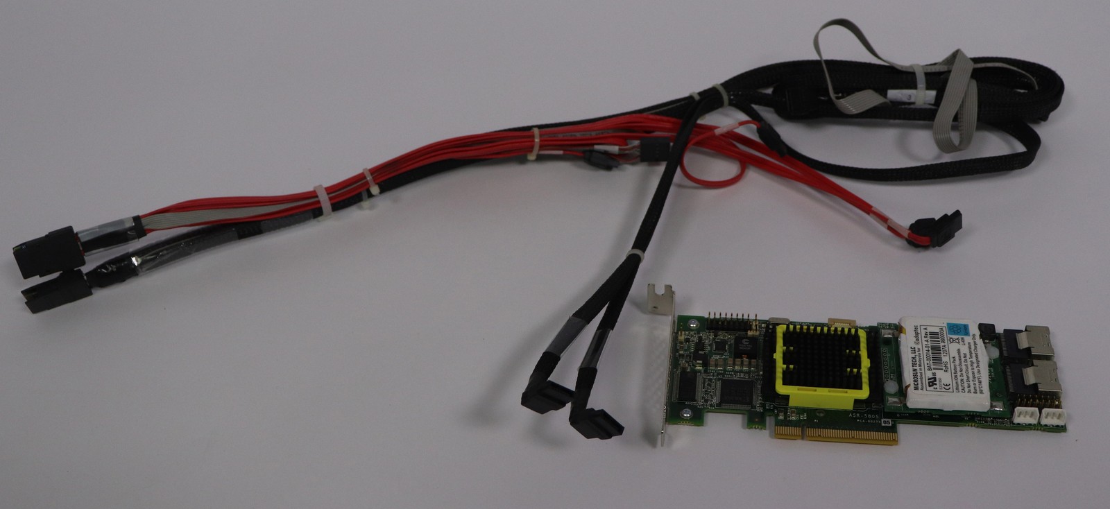Adaptec ASR-5805 SAS/SATA RAID Adapter controller PCIe with cables
