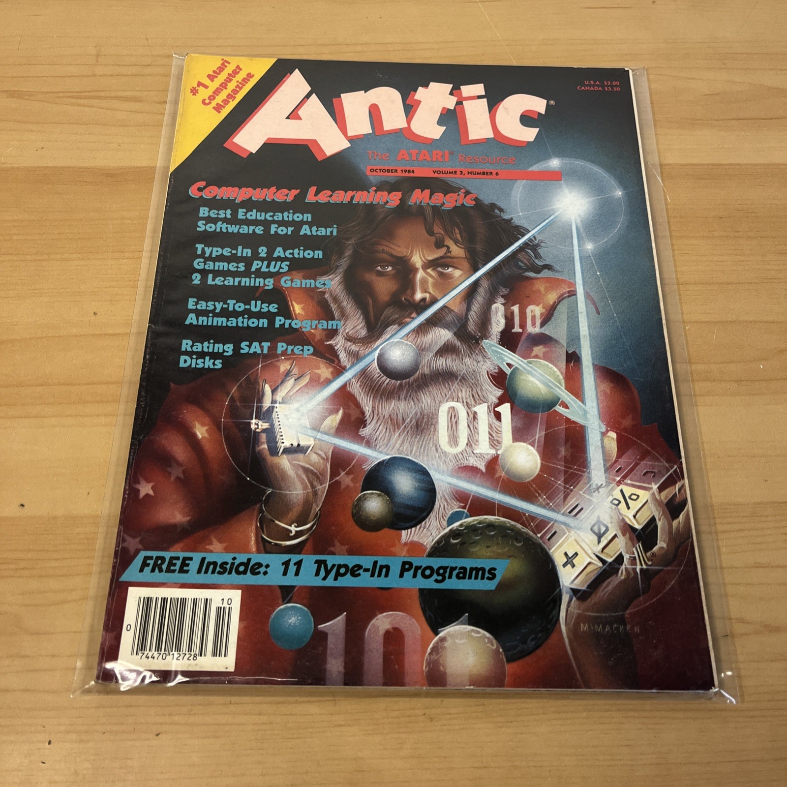 Antic Magazine, the Atari Resource (October, 1984) Vol 3, #6 Wizard Graphics