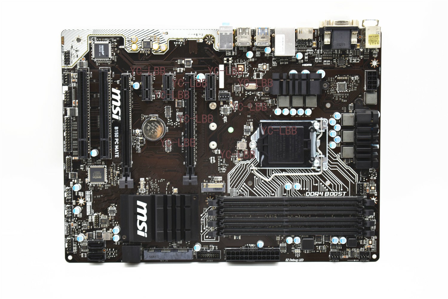FOR MSI B150 PC MATE Motherboard DDR4 ATX LGA1151 Support 8700k TESTED