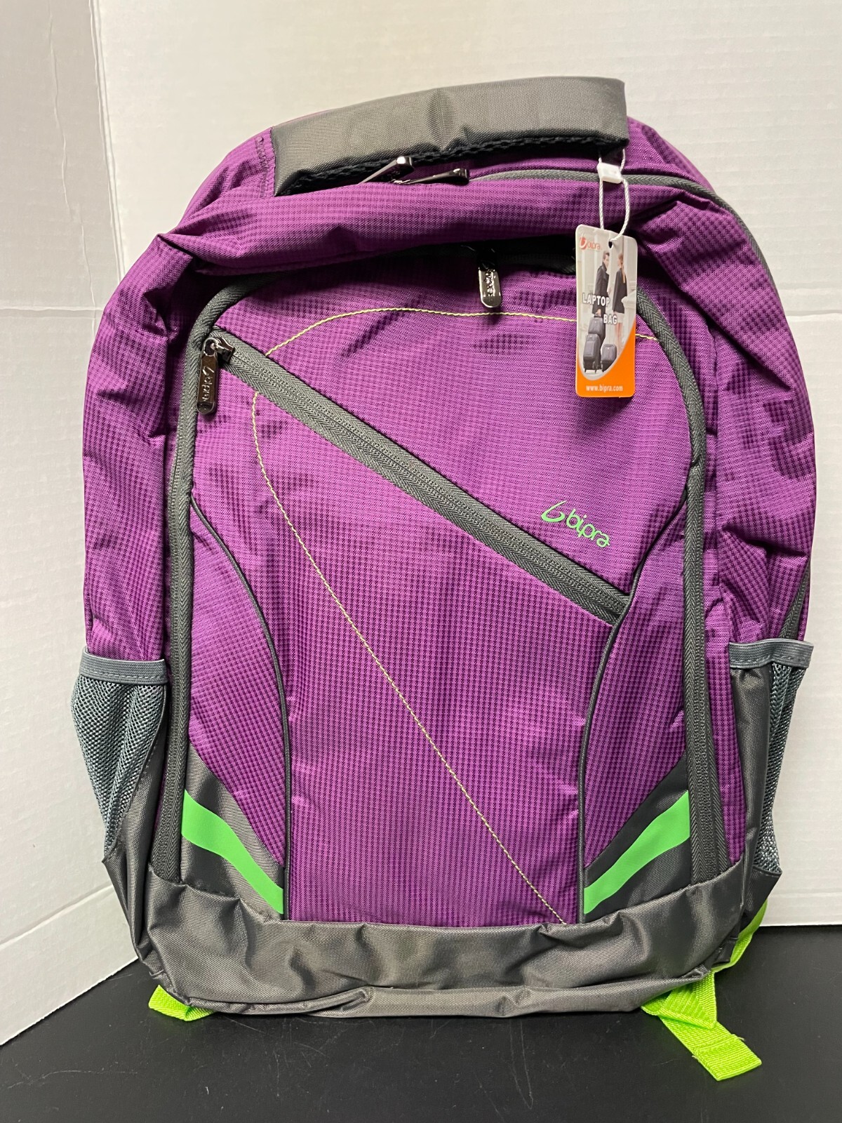 Bipra 15.6 inch Laptop Bag Backpack Suitable For 15.6 Inch Laptops (Purple)