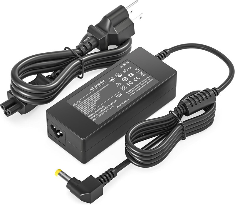 75W 19V 3.95A AC Adapter Charger for Toshiba Satellite L300 L305 L305D L350 L355