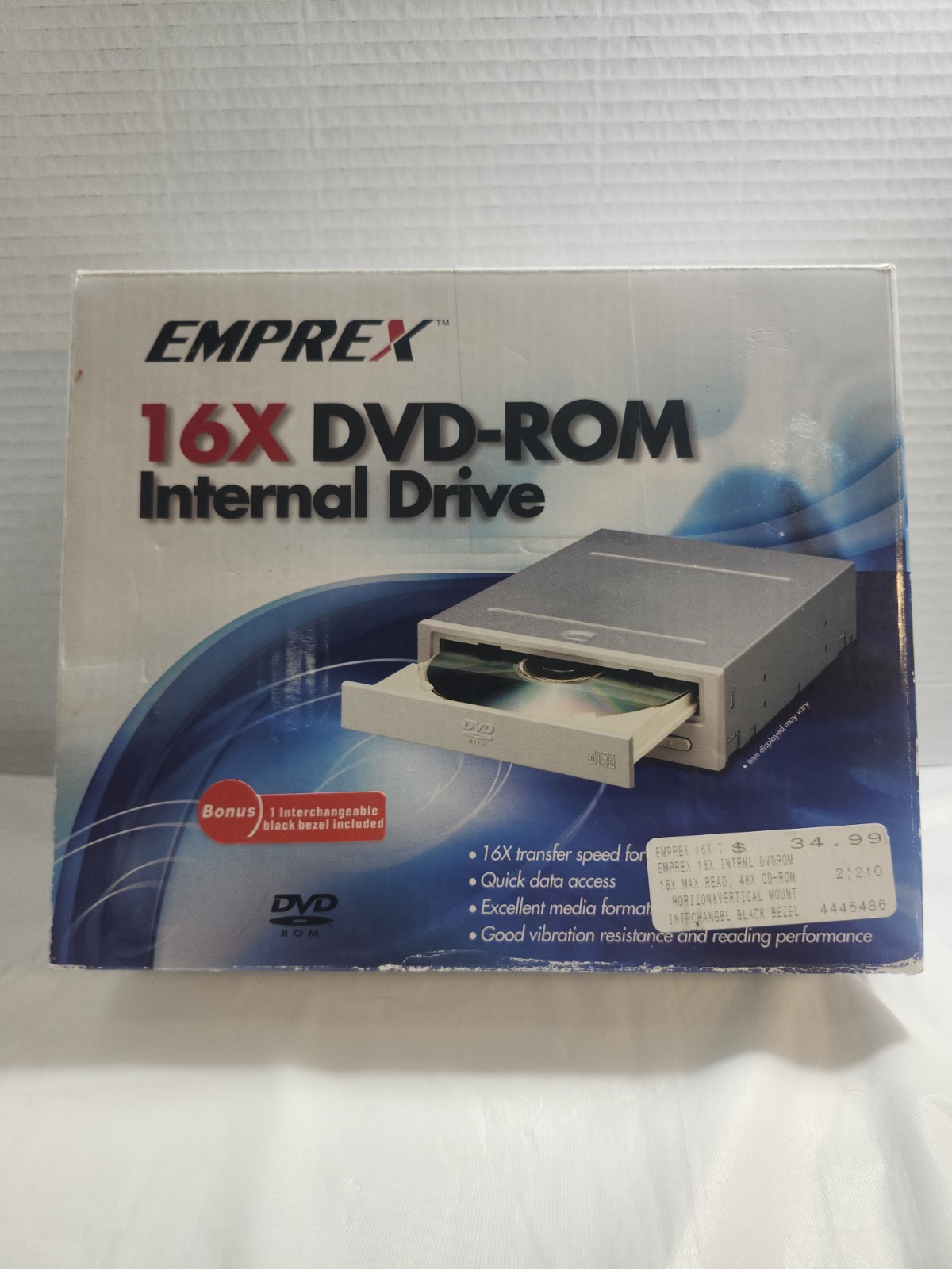 Emprex F281 16X DVD-ROM Internal Desktop Drive Reads DVD-ROM CD-ROM