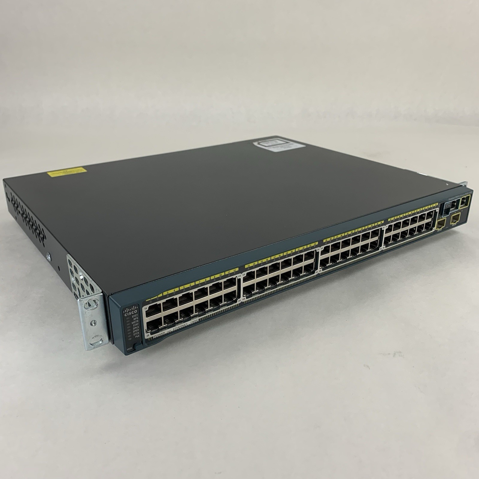 Cisco WS-C2960S-48FPD-L Catalyst 2960-S 48x 1GB PoE Tested Reset