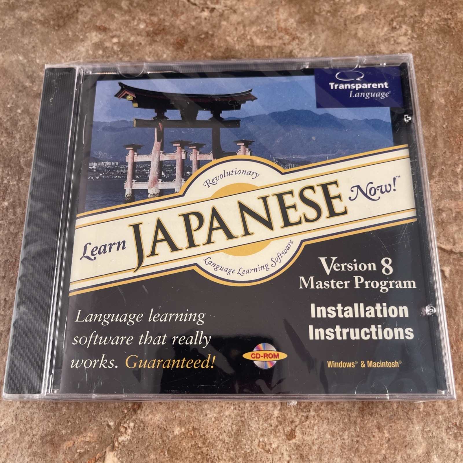 Learn Japanese Now Version 8 PC MAC CD Transparent Language Software-NEW SEALED