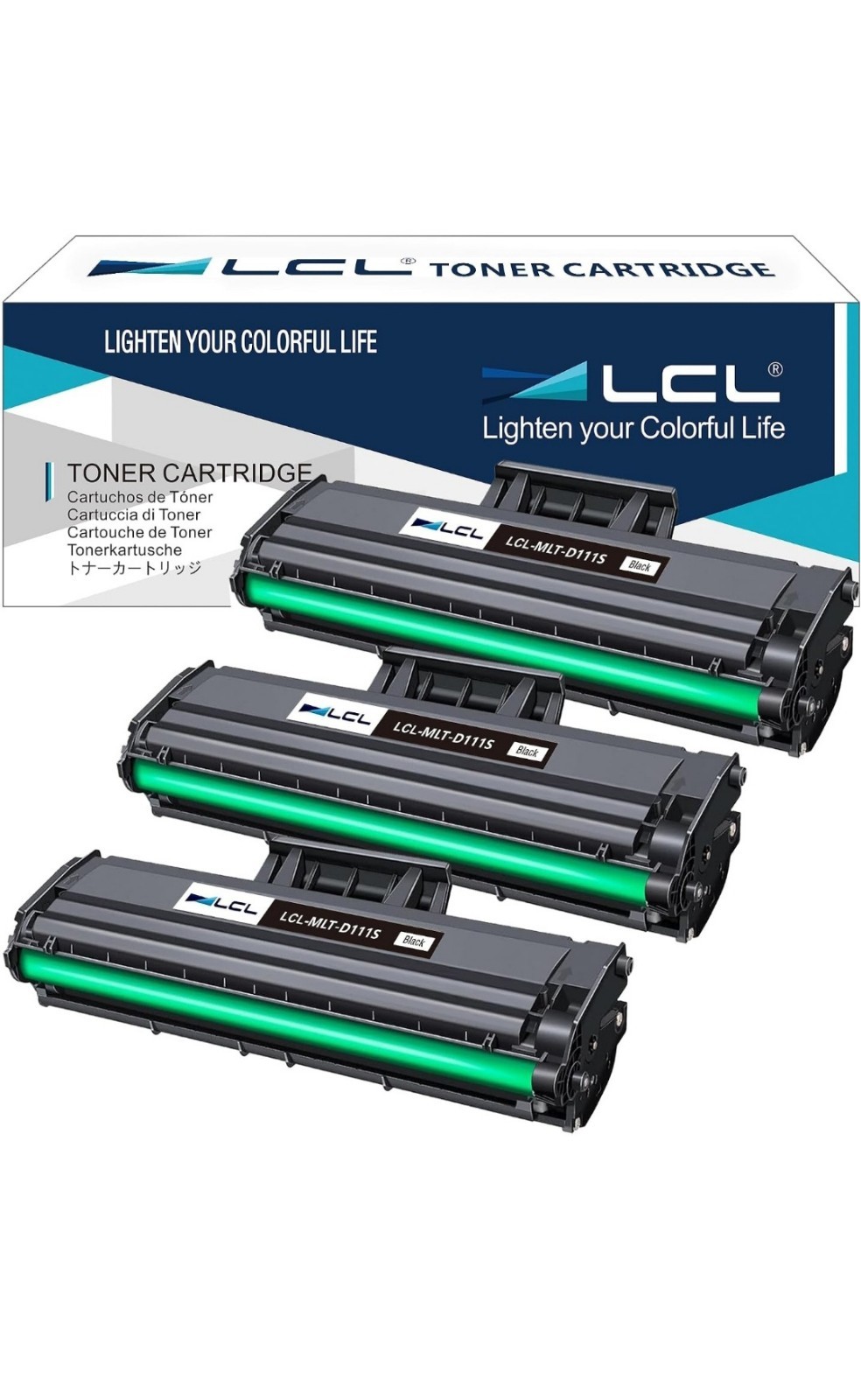 Compatible Black Toner Cartridges LCL-MLT-D111S for Samsung Printers