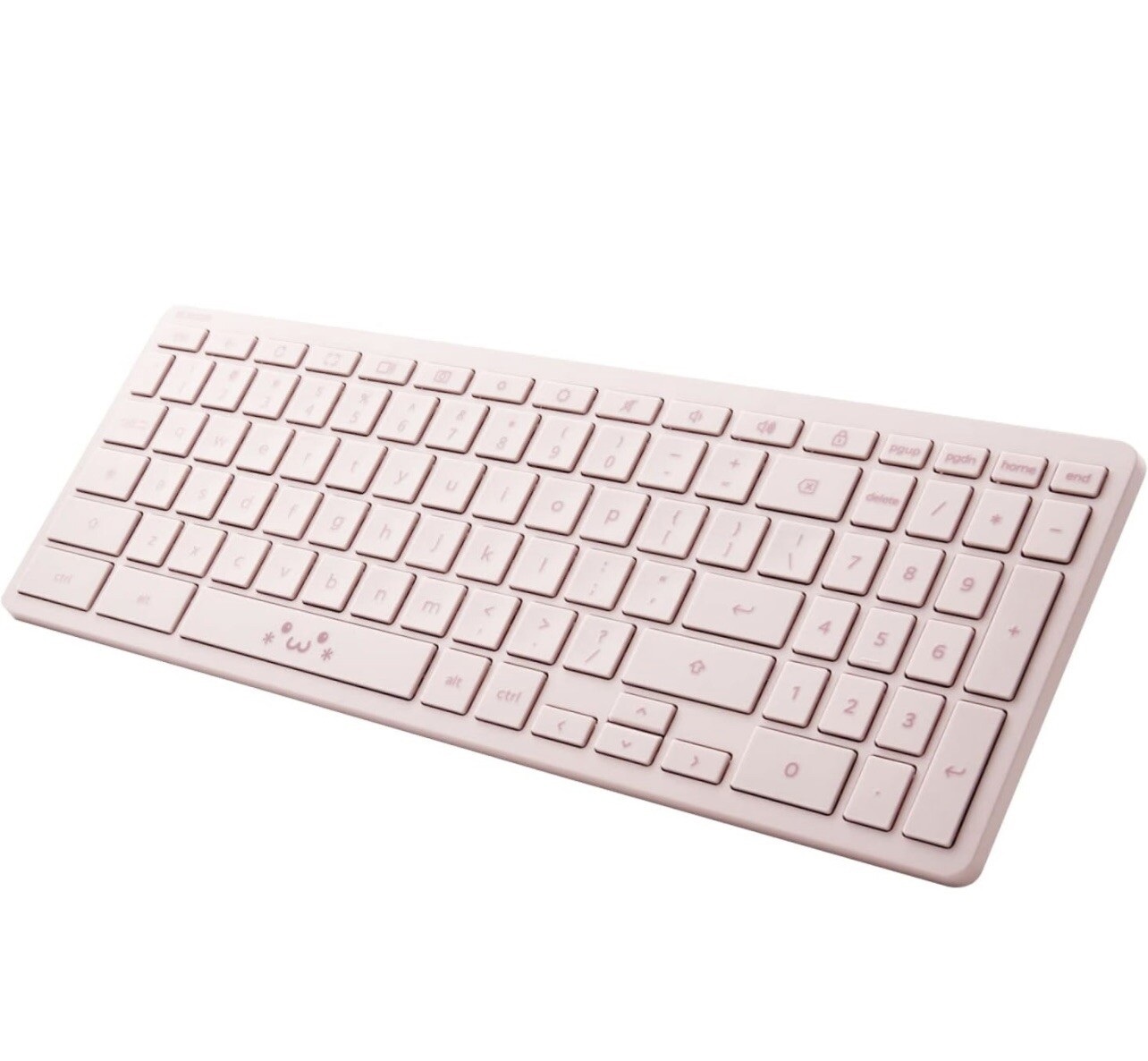 ELECOM Wireless Bluetooth Keyboard, Full-Sized Compact Keyboard for Chrome OS