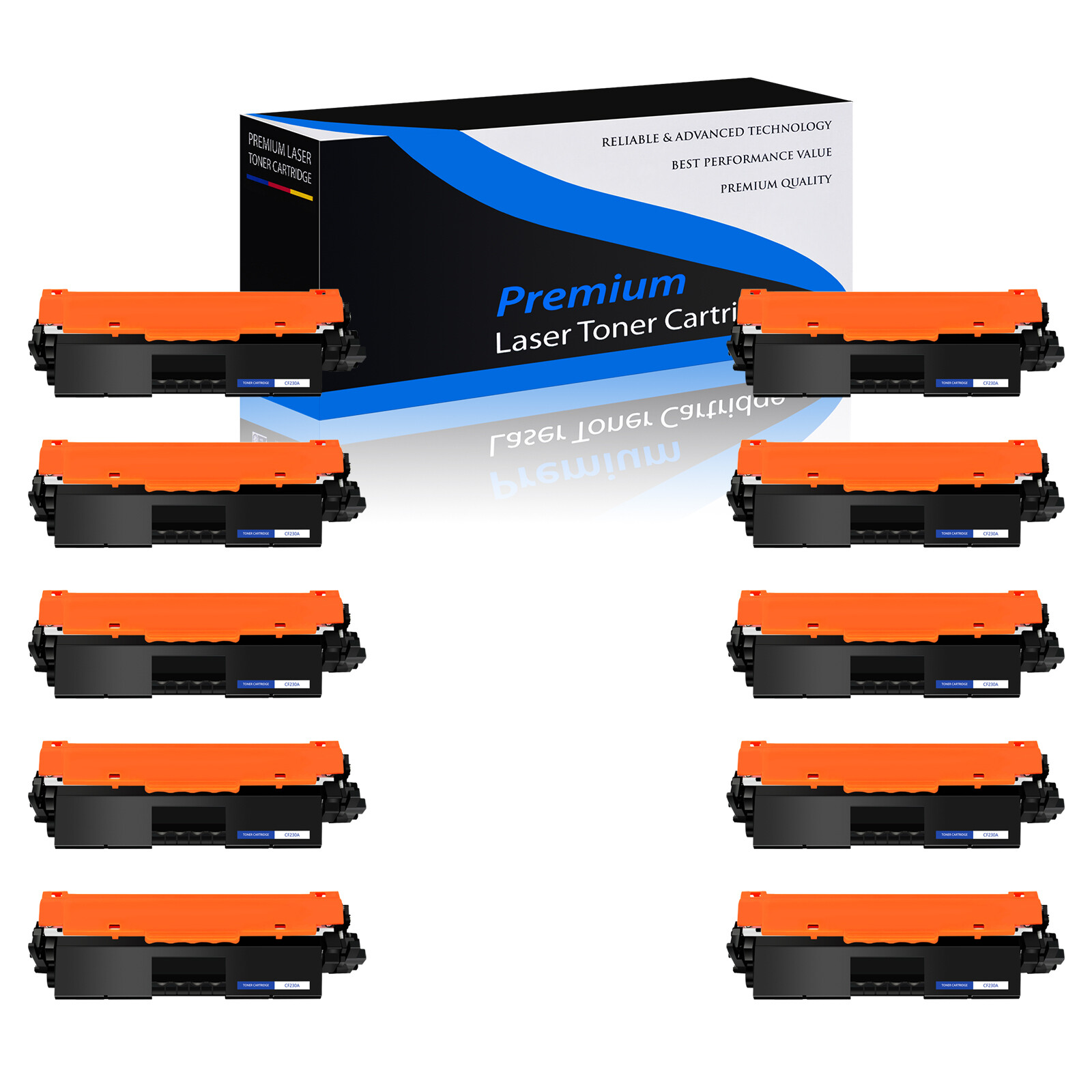 10PK CRG051 Toner Cartridge for Canon 051 ImageCLASS LBP162dw MF264dw MF269dw