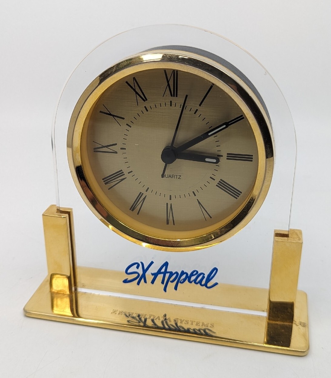 Vintage Zenith Data Systems "SX Appeal" Quartz Desktop Clock, NOS, Works - RARE