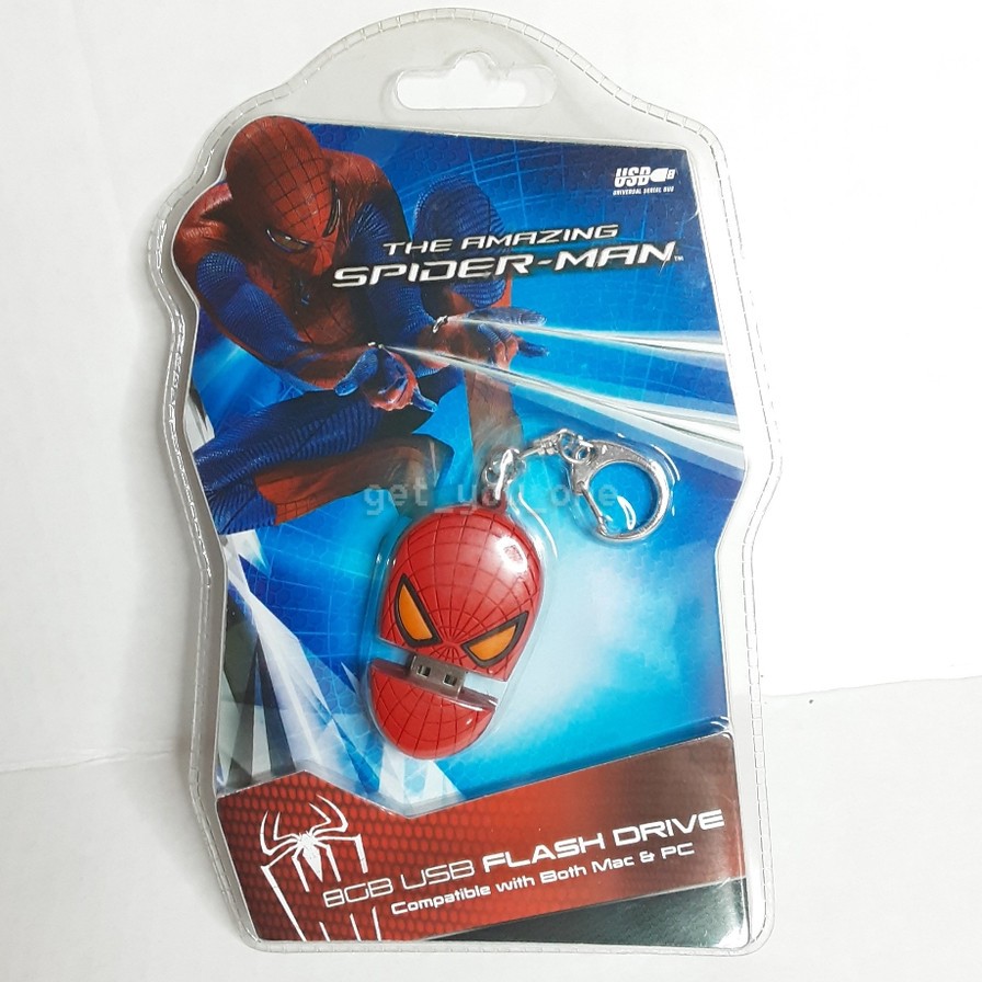 NEW Marvel The Amazing Spider Man 8GB USB 2.0 Flash Drive Keychain Novelty