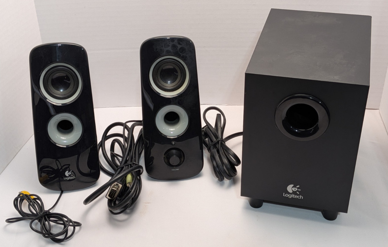 Logitech Z323 2.1 Speakers & Subwoofer Speaker Sound System - TESTED - 
