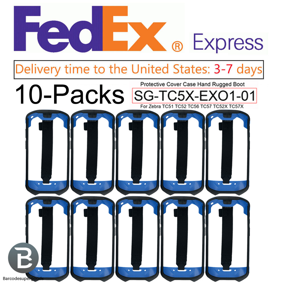 10-Packs Blue Protect Cover Rugged Boot For Zebra TC51 TC510K TC52 TC56 TC57 New