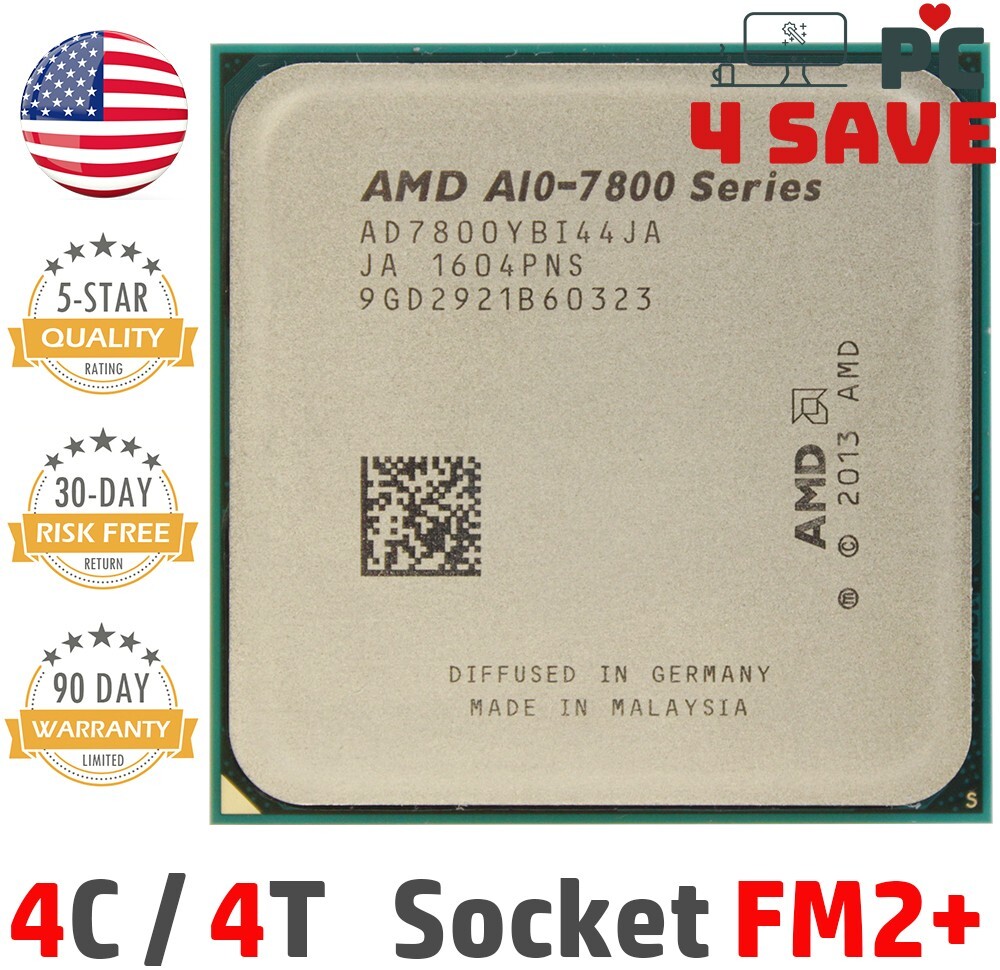 AMD A10-7800 3.50GHz 4-Core Socket FM2+ Desktop CPU Processor AD7800YBI44JA 65W