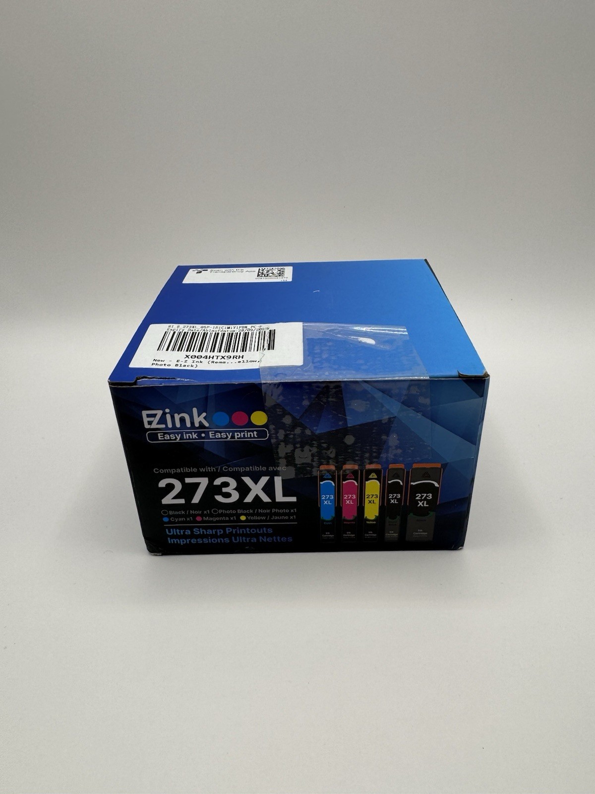 NEW EZink 273XL High Yield Value Pack 5 Pack - Black Cyan Magenta Yellow
