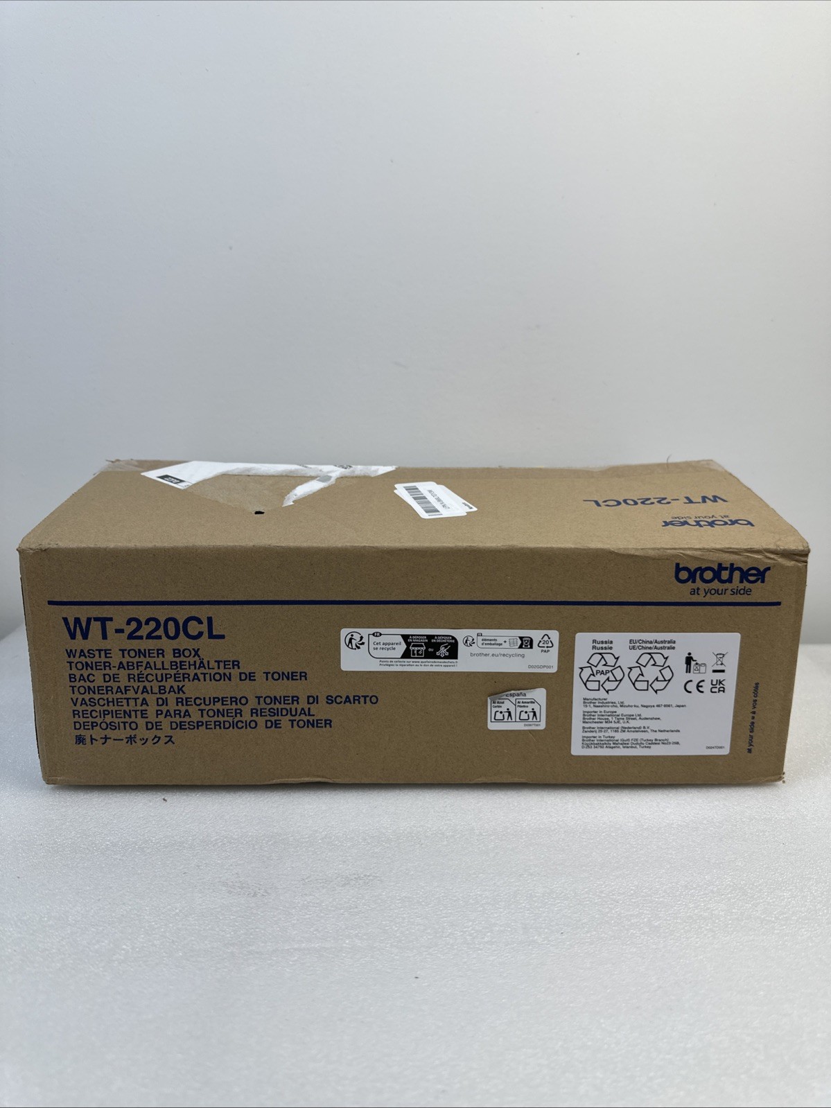 1 Pack Compatible for Brother WT-220CL Waste Toner Box- New