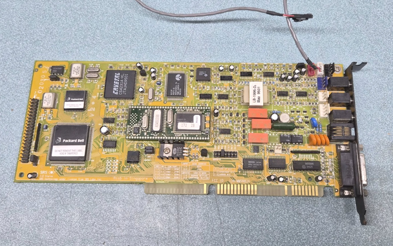 Aztech Packard Bell I38-MMSN834  ISA Sound Modem Card