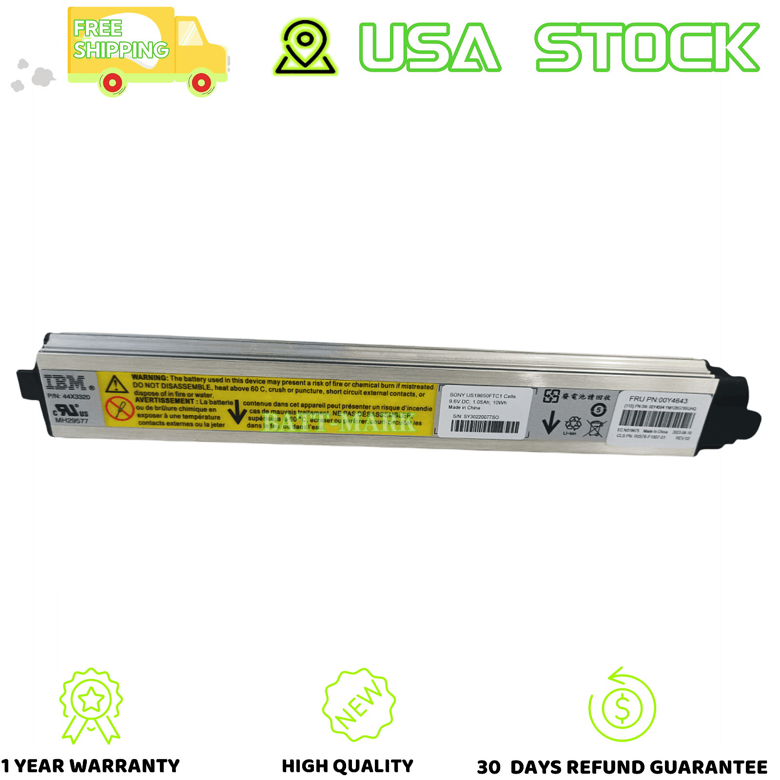 00Y4643 V3700 V3500 Genuine Node Canister Battery  for IBM BBU 00Y4594 90Y7689