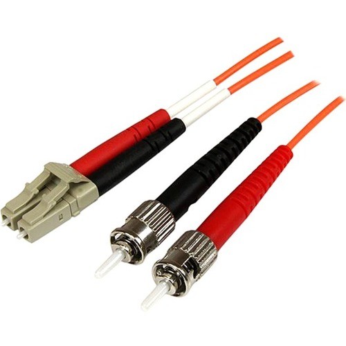 StarTech 3m Multimode Duplex 50/125 OFNP Plenum Fiber Optic Cable - LC/ST