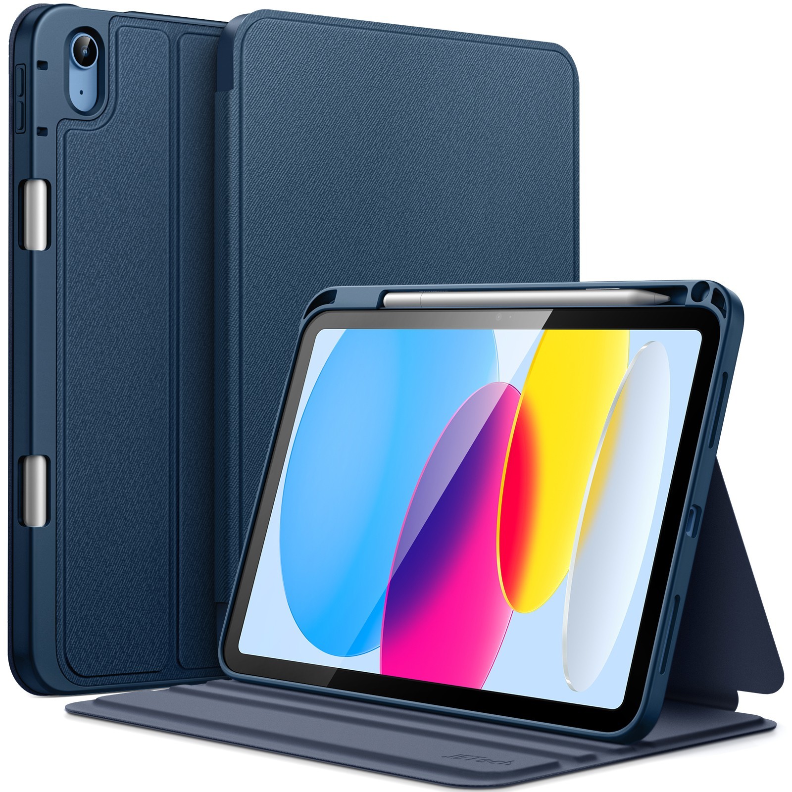 JETech Case for iPad (A16) 11th/10th Generation (2025/2022) with Pencil Holder