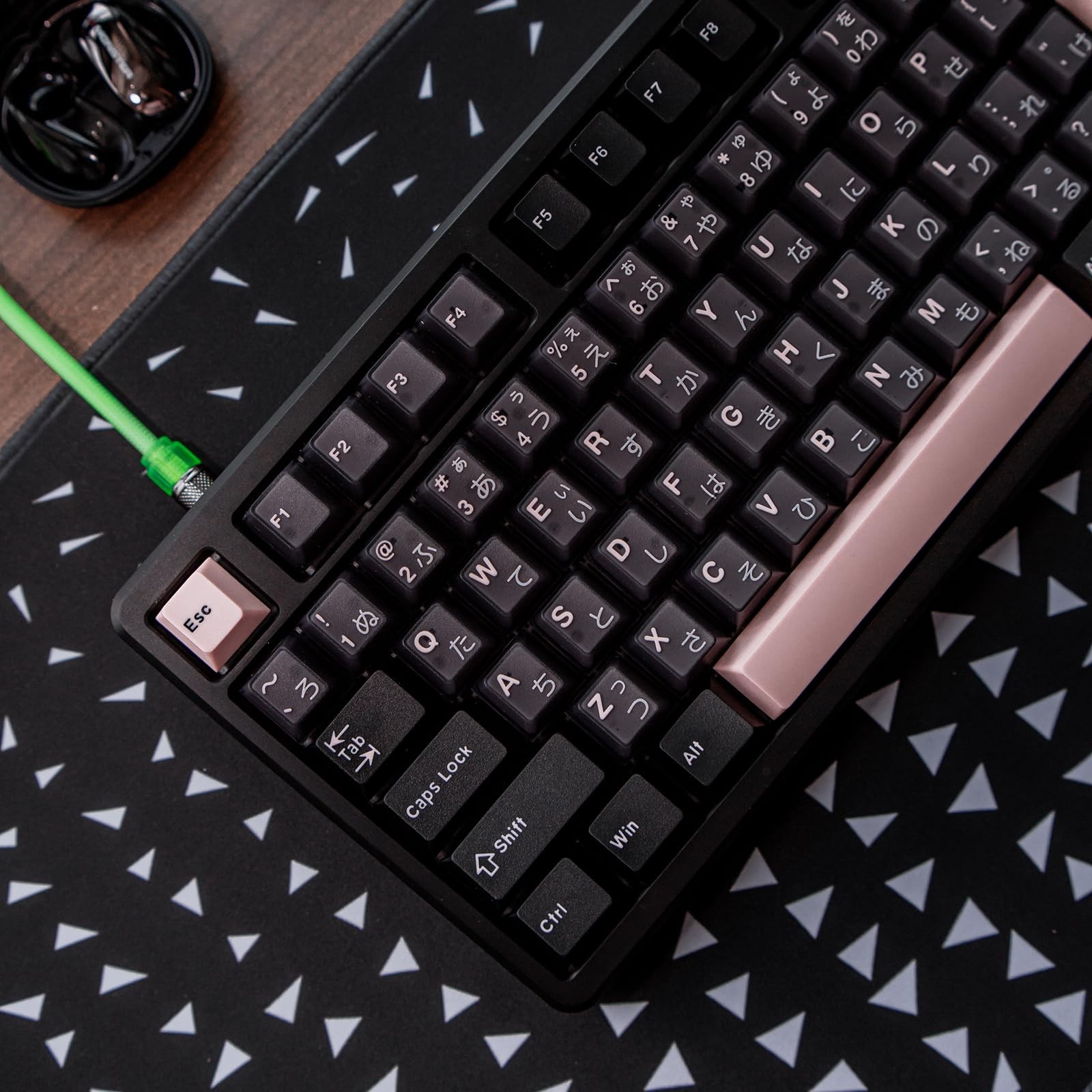 164 Keys PBT Doubleshot Keycaps Cherry Translucent Fits 61/64/87/104/108