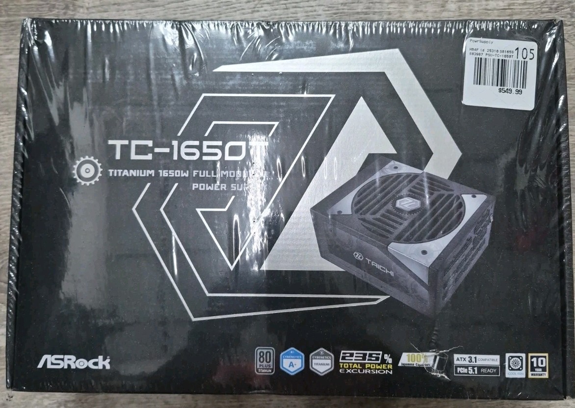 ASRock TC1650T 1650W Full Modular Power Supply