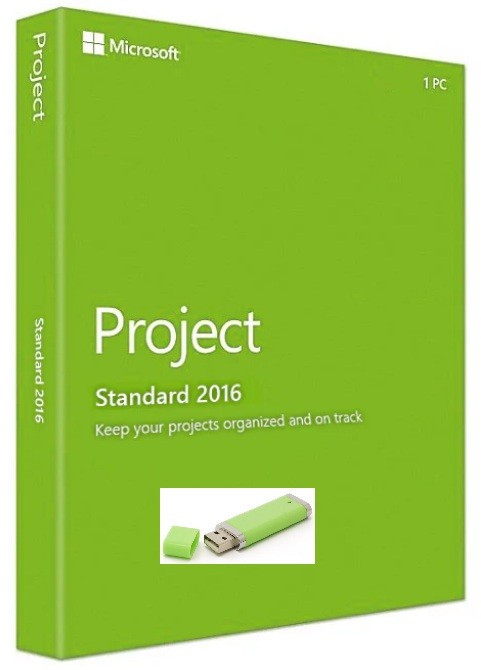 Microsoft Project 2016 Standard -  Genuine Unused License Key - 1 PC key - (New)