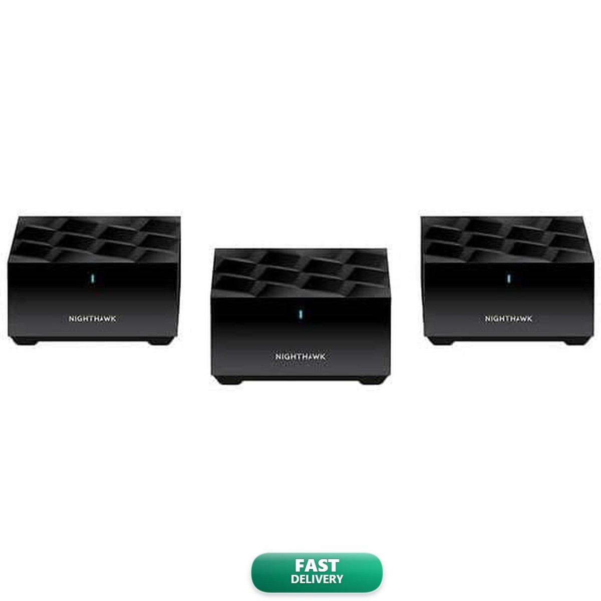 NETGEAR MK73-100NAR Nighthawk AX3000 WiFi 6 3-Pack Router 2 Satellites Renewed