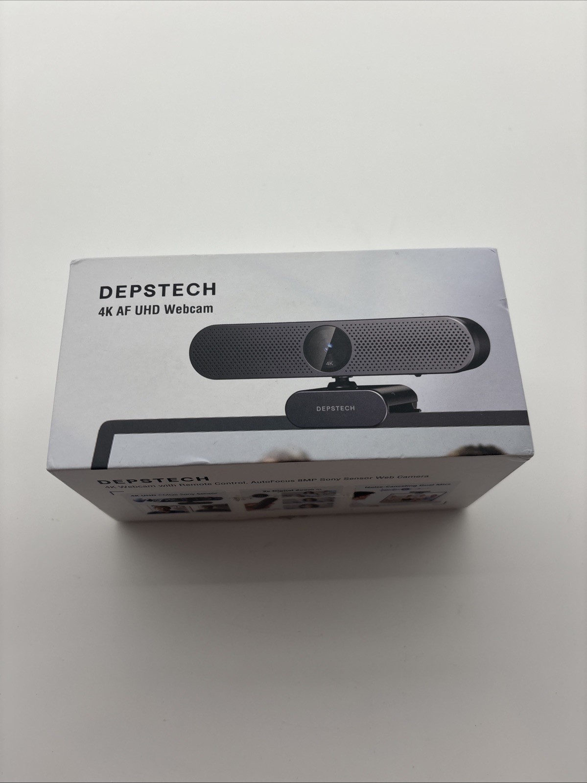 DEPSTECH DW50 Pro Webcam 4K Zoomable Camera with Microphone Remote & Auto-Focus