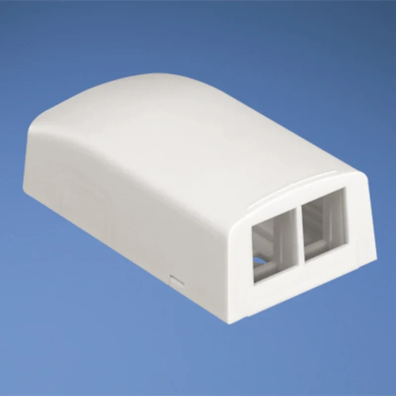 PACK of 10 Panduit Netkey 2 Position Surface Mount Box NK2BXIW-A