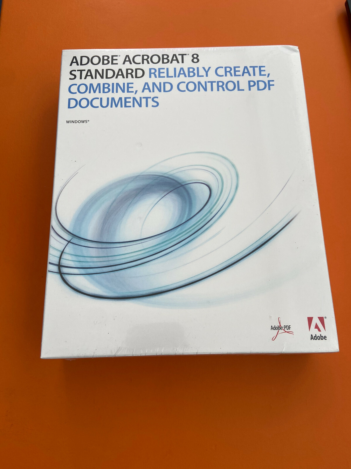 Adobe Acrobat 8 Stardard For Windows CHECK COMPATIBILITY PRIOR TO PURCHASING