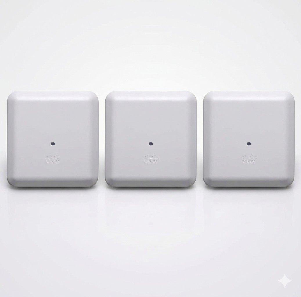 Lot of 3x Cisco Aironet AIR-AP2802I-B-K9 Dual-Band Wireless Acc w/ Bracket AS IS
