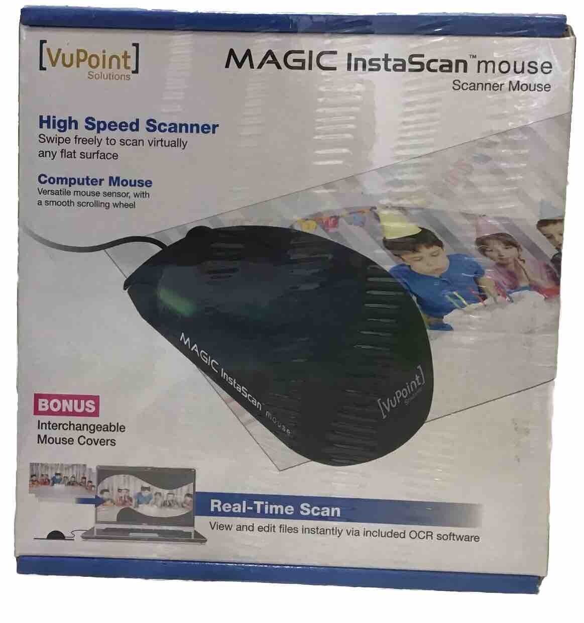 New Vupoint Magic InstaScan Mouse Scanning Mouse with Interchangeable Covers