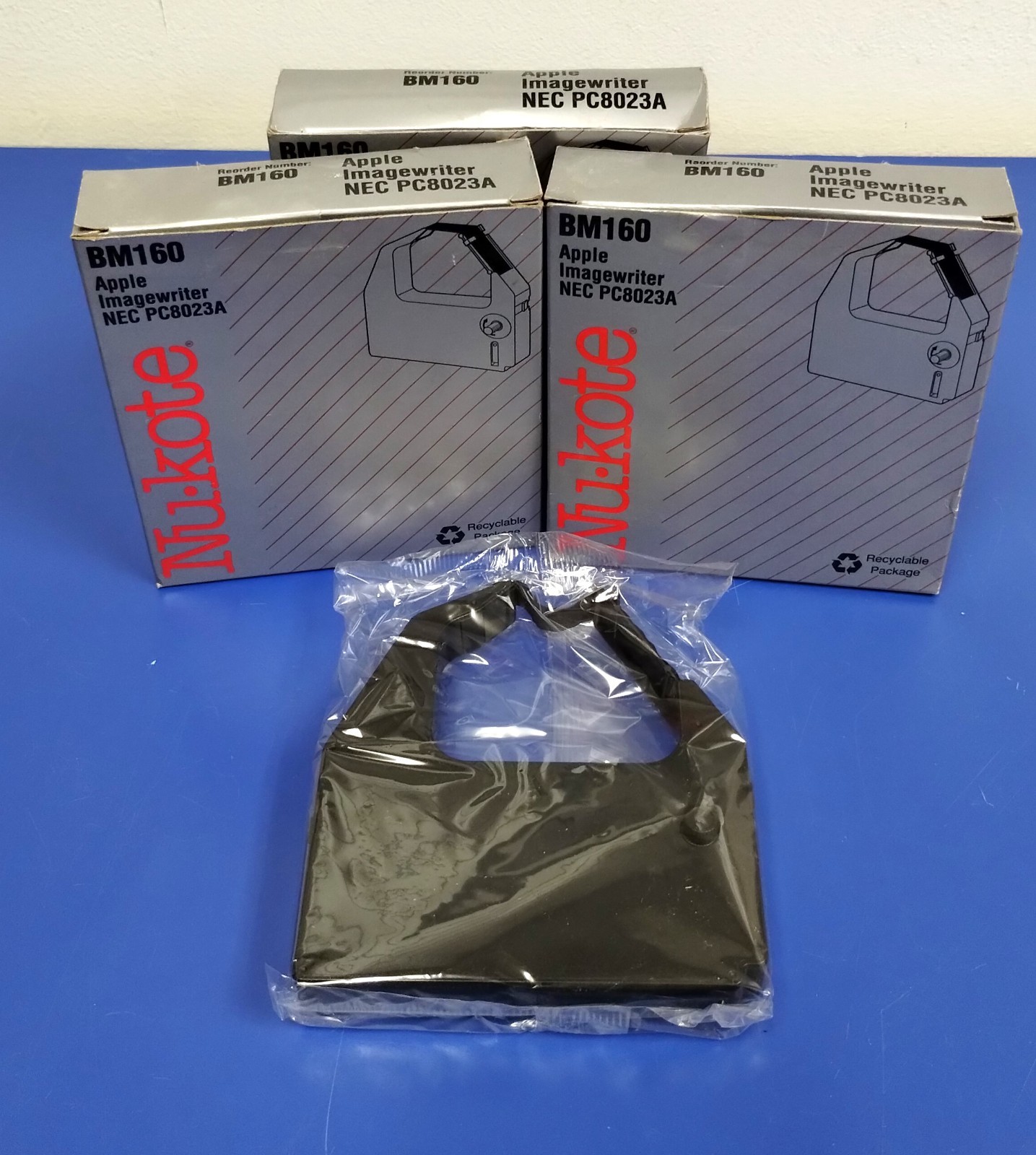 NEW Nu-Kote BM160 Ribbon Apple ImageWriter NEC PC8023A Black