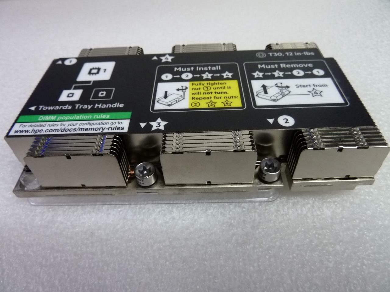 HP Apollo 2000 Rear CPU Heatsink Gen10 P/N: 880011-002 / 869836-002 / 879851-001