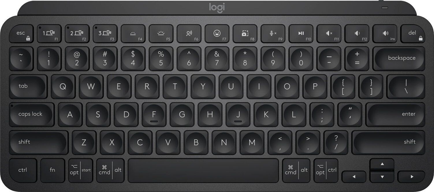 Logitech MX Keys Mini Minimalist Wireless Illuminated Keyboard - Graphite