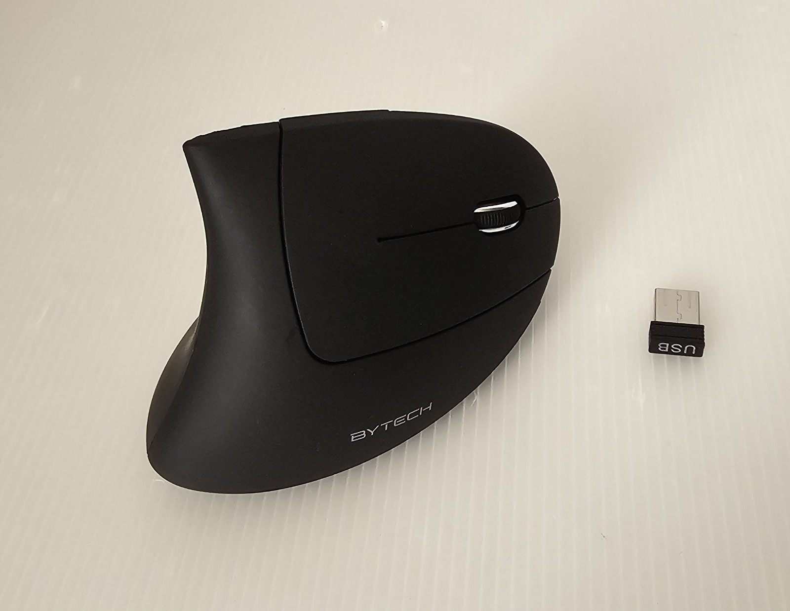 Bytech Wireless Ergonomic Mouse with Dongle Receiver (BY-MS-WS-110-BK) 