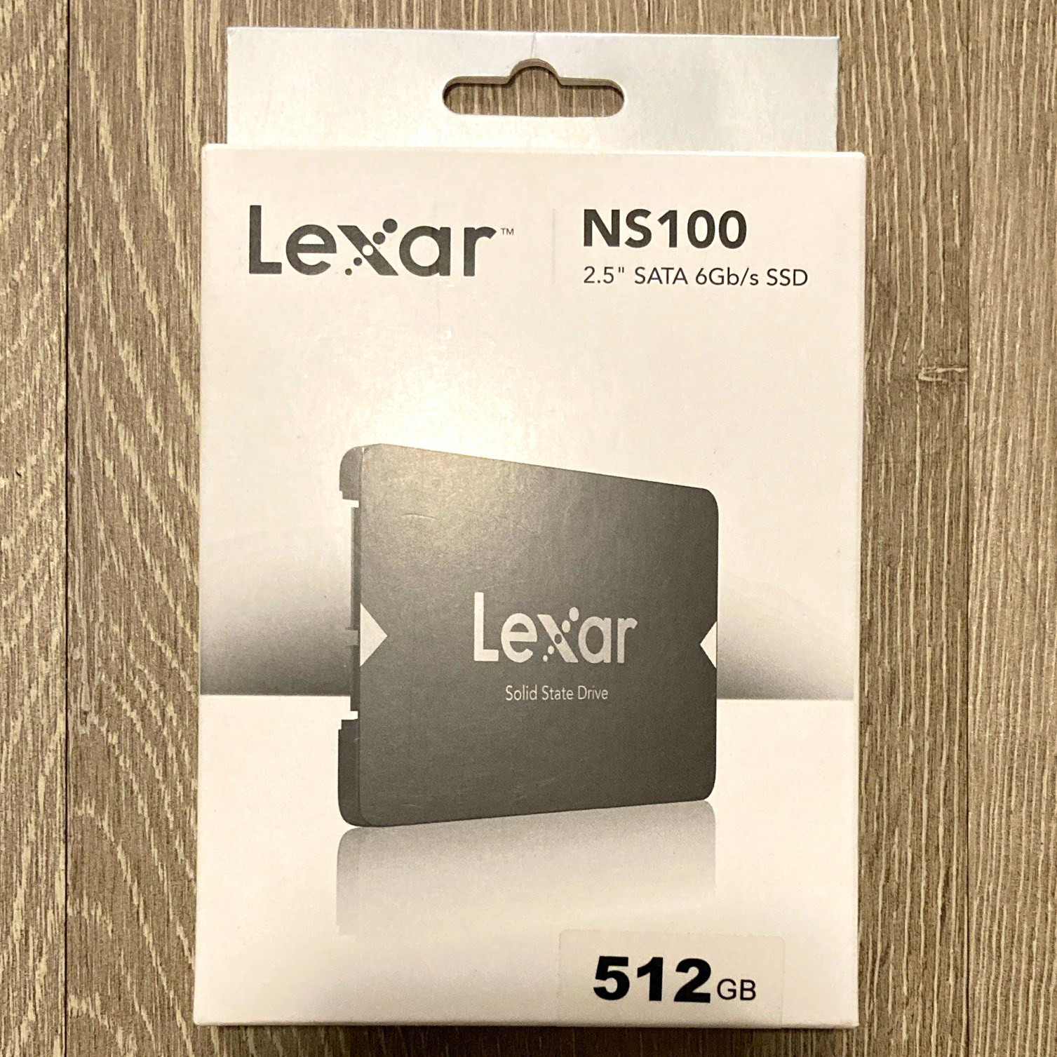 Lexar NS100 512GB 2.5in SATA 6Gb/s Internal SSD 550MB/s Read Black