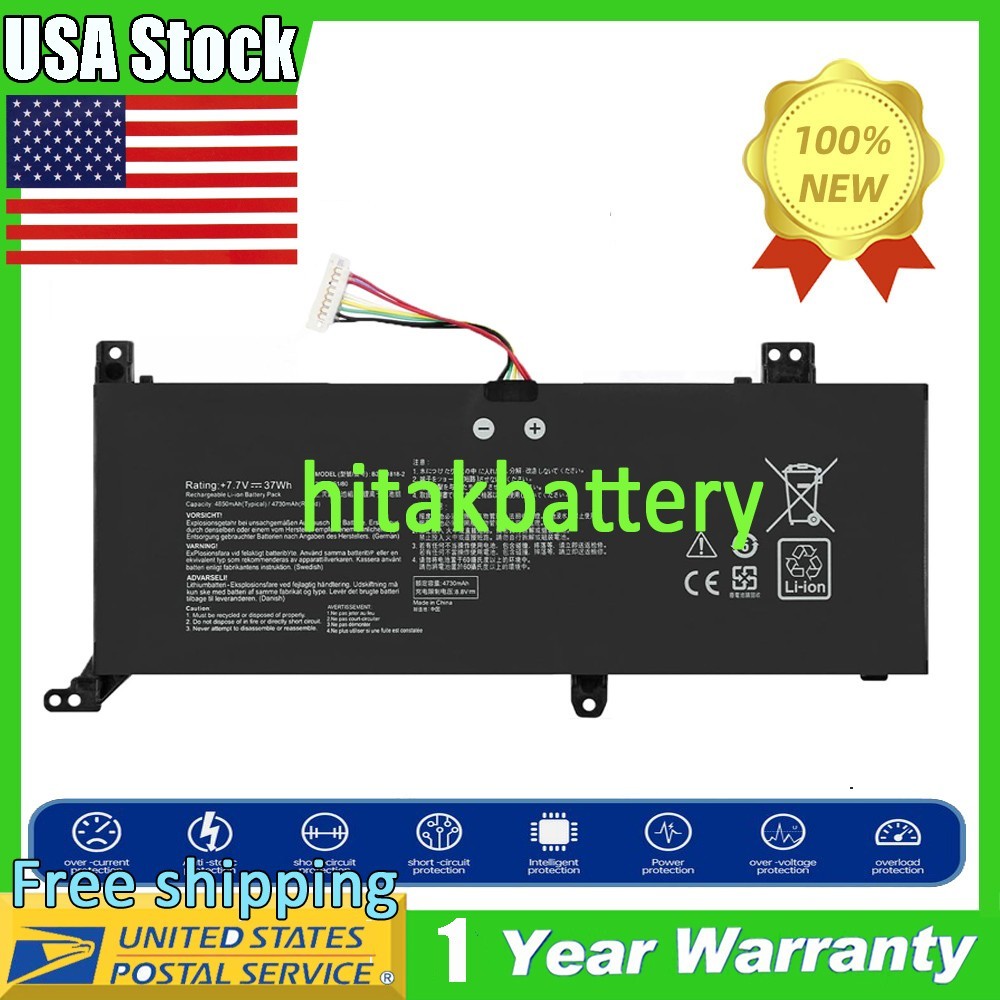 Battery B21N1818 B21N1818-2 For ASUS P1402FA P1402UA P1402UB Pro 14 R424FA A412D
