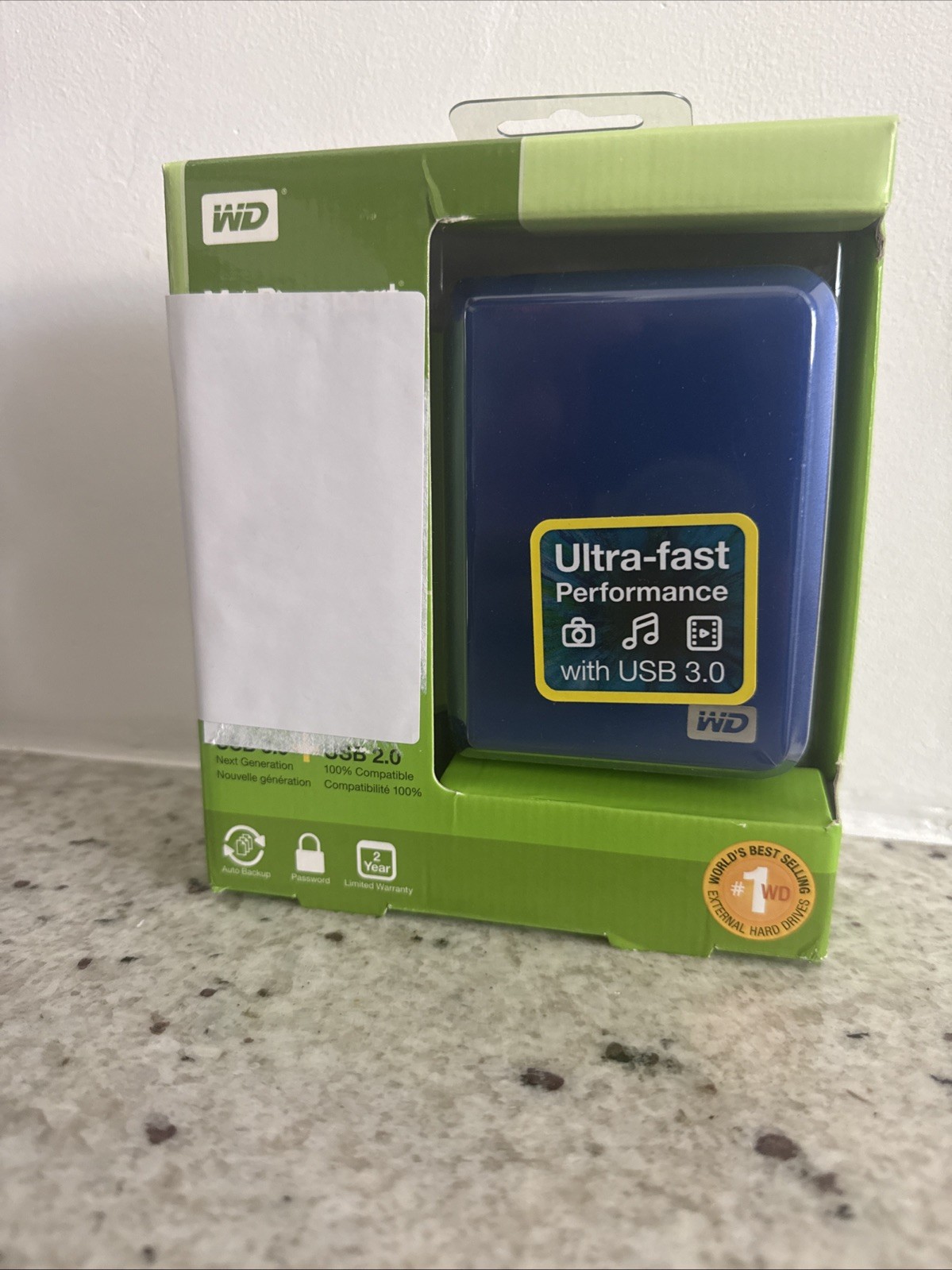 WD My Passport Essential SE 1TB External Hard Drive USB 3.0