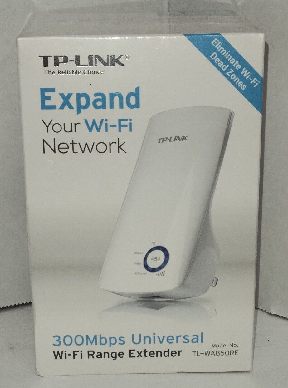 TP-Link TL-WA850RE N300 300Mbps Universal Wi-Fi Range Extender Repeater Booster