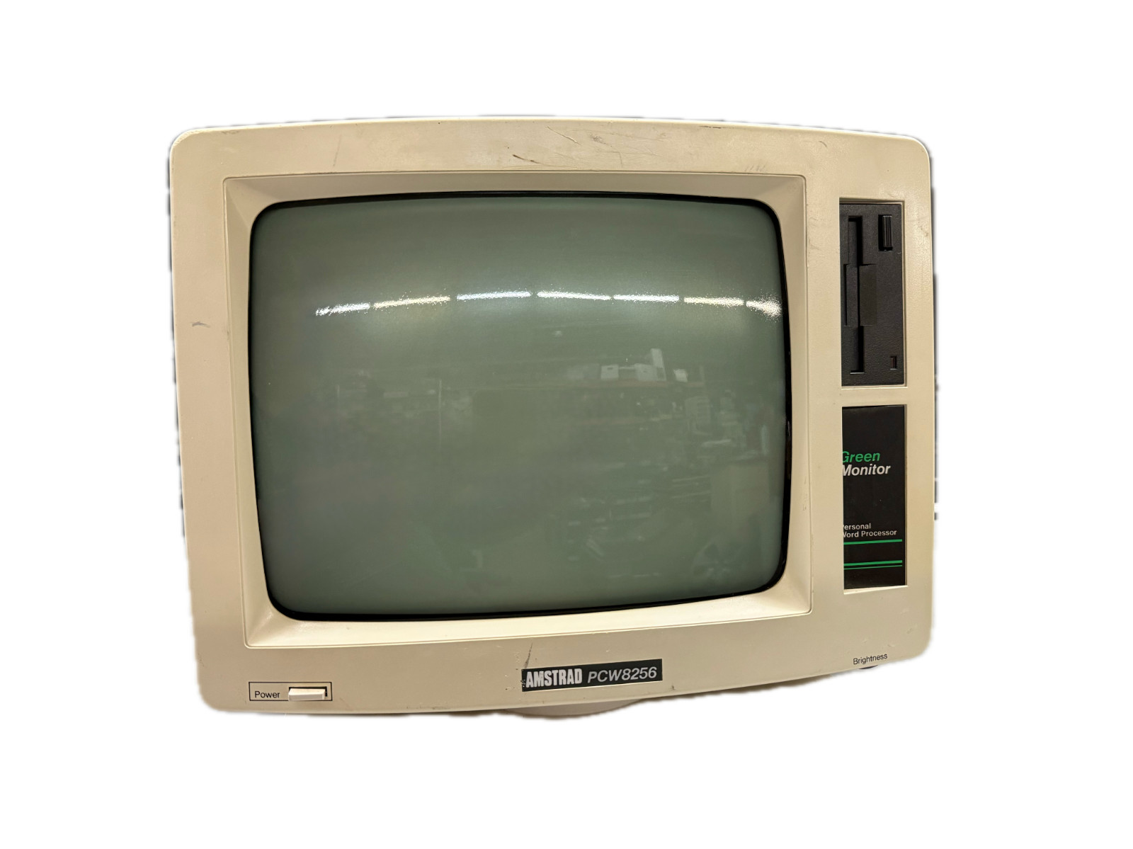 1986 AMSTRAD PCW8256 All-In-One Computer w/ Keyboard | For Parts / For Repair |