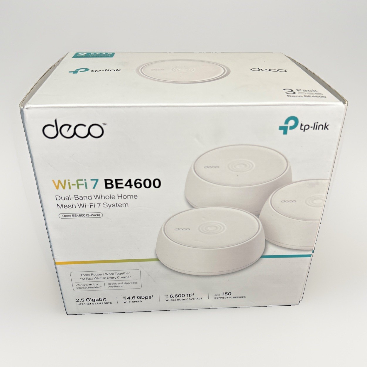 New Deco BE460 Dual Band Home WiFi 7 Mesh System