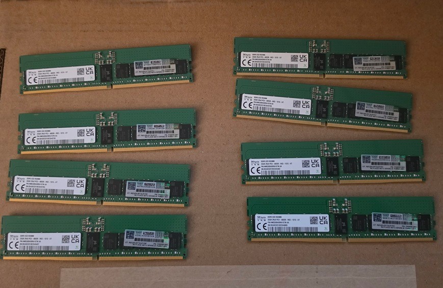 PARTS SK HYNIX 32GB PC5-4800B DDR5 EC8 RDIMM MEMORY MODULE | HMCG88AEBRA107N AA