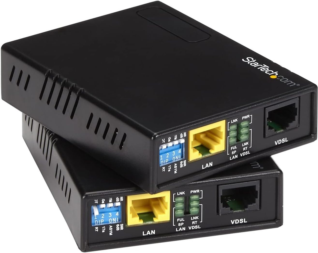10/100 Mbps VDSL2 Ethernet Extender over RJ11 Phone Line Kit - 1Km Network Exten