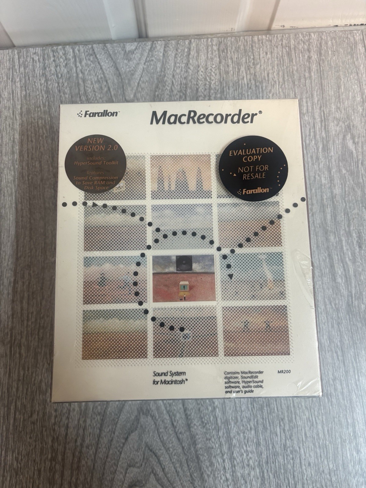 NEW Vtg Farallon MacRecorder Sound System MR200 for Apple Macintosh RARE 1989