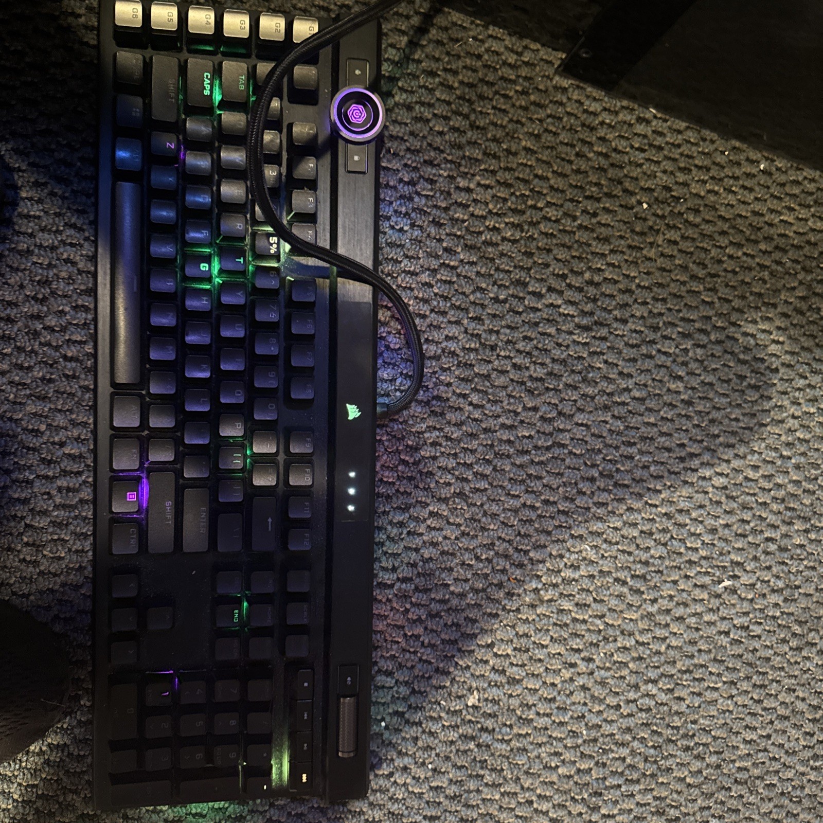 Corsair K100 RGB OPX Optical Mechanical Gaming Keyboard RGB Black