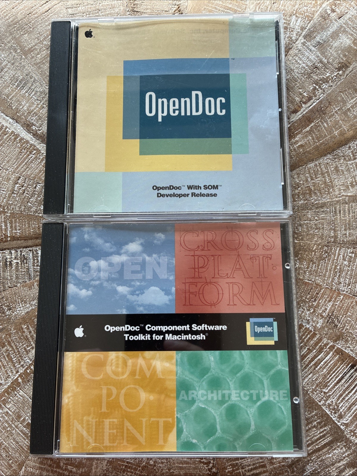 Apple OpenDoc Lot W/SOM 1994 Developer Release & 1995 Component Toolkit Mac CD