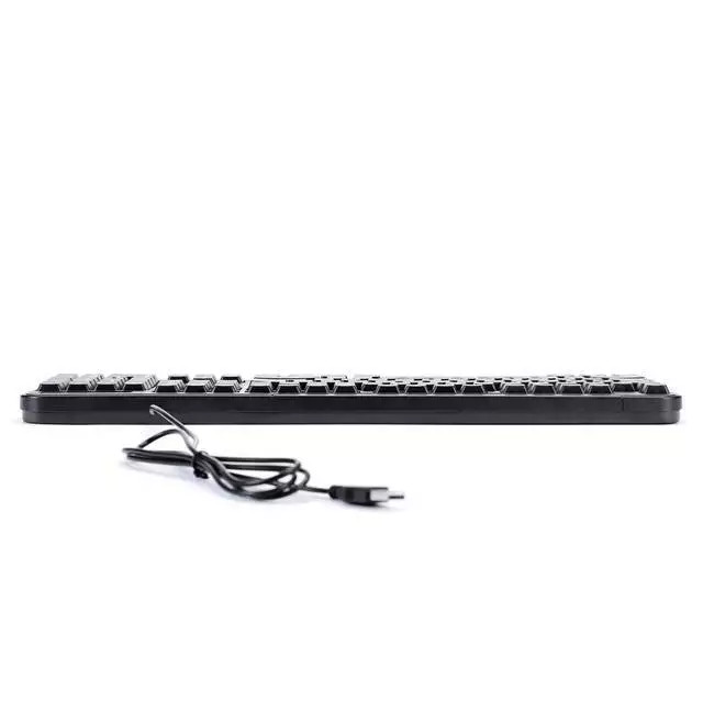 IMICRO 104-KEY WIRED USB ENGLISH KEYBOARD KB-US0803 - BLACK