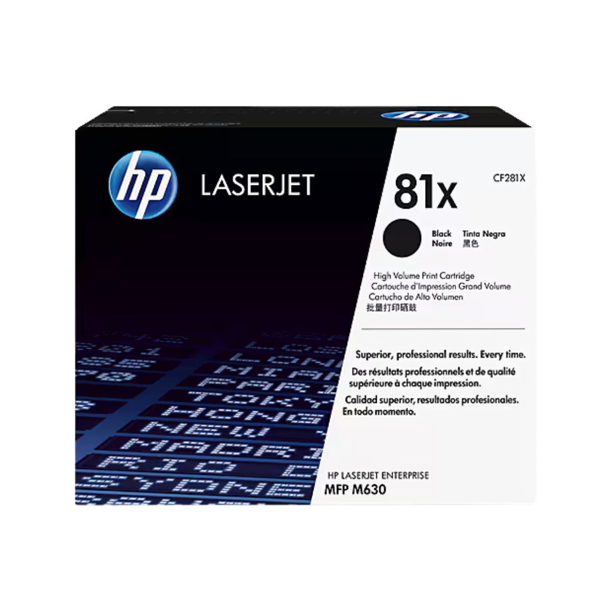 New Open Box HP 81X Black Original LaserJet Toner Cartridge, CF281X
