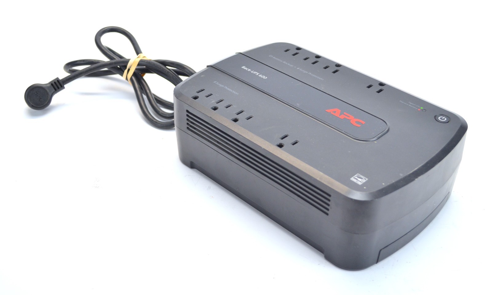 APC Back-UPS 600 BN600G 7-Outlet Uninterruptible Power Supply NO BATTERY Tested
